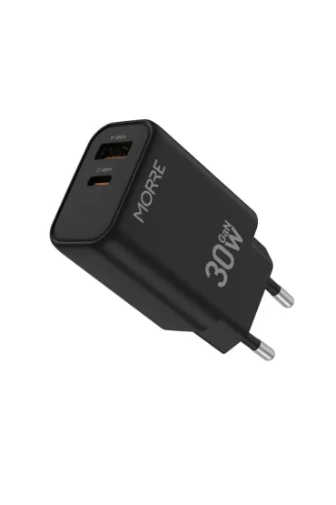 Morre ładowarka usb/usb-c 30w czarna