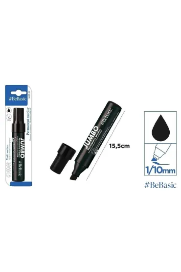 Marker permanentny jumbo czarny 1/10mm