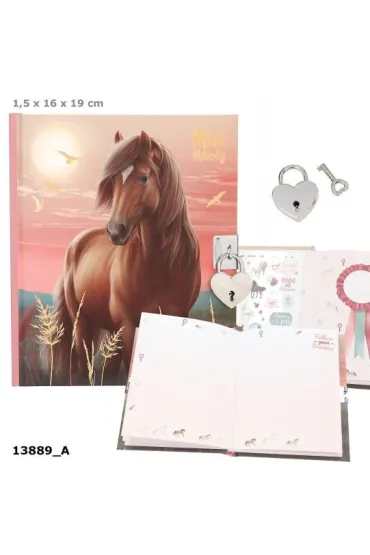 Pamiętnik na kłódkę Miss Melody 13889A