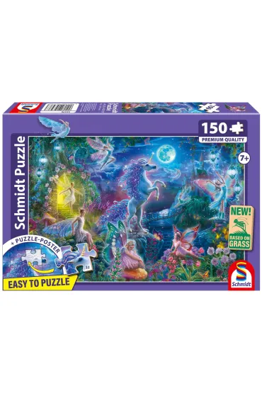 Puzzle PQ 150 el. Bajka o jednorożcu