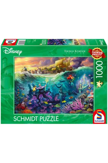 Puzzle PQ 1000 el. Mała Syrenka i Urszula