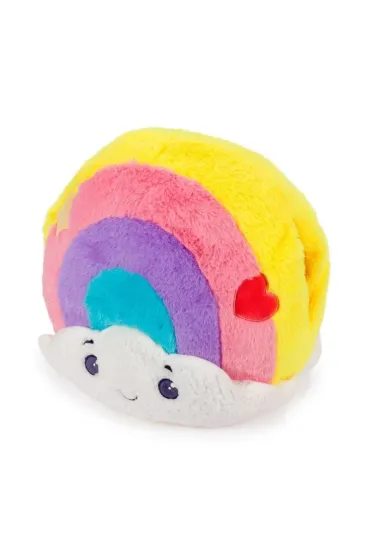 Poduszka tęcza i pluszowy ogrzewacz do dłoni