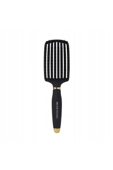 Ovia Hair Brush szczotka do włosów z włosiem dzika Black