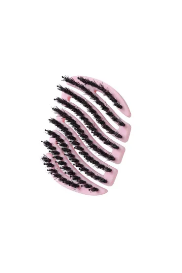 Mila Pcket Hair Brush mała szczotka do włosów z włosiem z dzika Pink