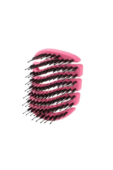 Mila Pcket Hair Brush mała szczotka do włosów z włosiem z dzika Fuchsia