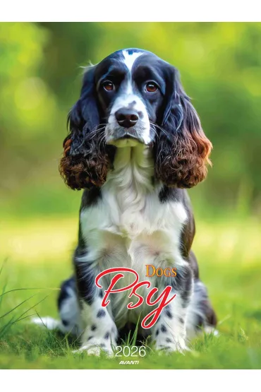 Kalendarz 2026 ścienny Psy