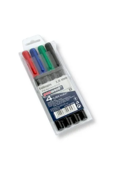 Marker do folii 3.0mm 4 kolory