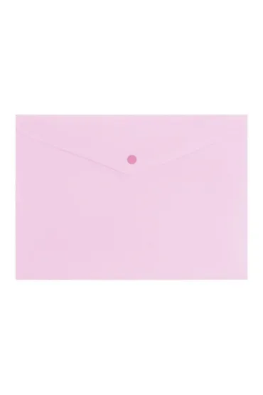 Teczka A4 zamykane na zatrzak pastel różowy