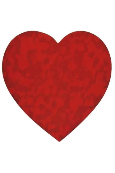 Naklejki papierowe na taśmie Serce 500 szt