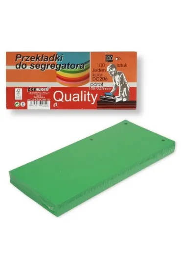 Przekładki do segregatora 100 szt parrot
