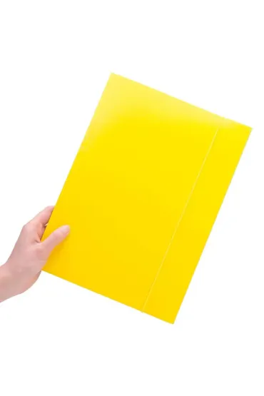 Teczka Wiązana Żółta A4
