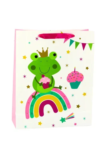 Torba prezentowa żaba 32x26x10cm