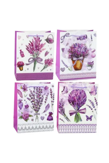 Torebka prezentowa 23x18x10,5cm MIX