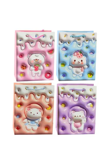 Torebka prezentowa 23x18x10,5cm MIX