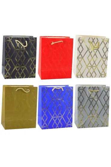 Torebka prezentowa 23x18x10,5cm MIX