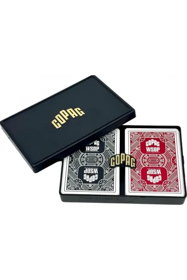 Karty do pokera Copag Wsop black/red 2 szt