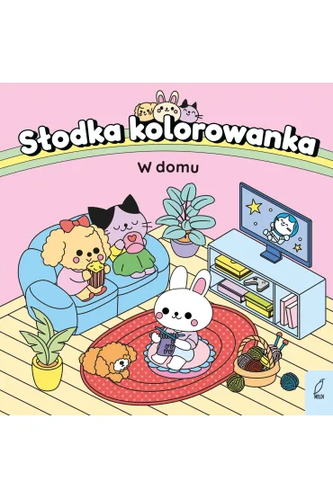 Słodka kolorowanka. W domu