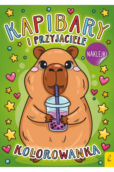 Kapibary i przyjaciele. Kolorowanka