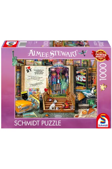 Puzzle PQ 1000 el. Wspomnienia z Nowego Jorku / USA