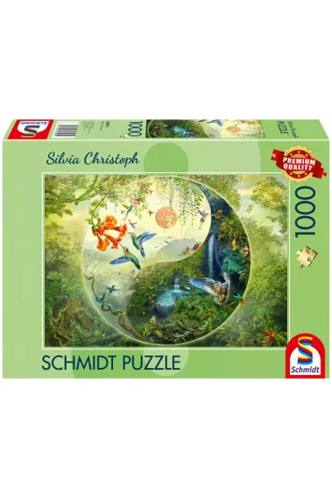 Puzzle PQ 1000 el. W lesie kolibrów