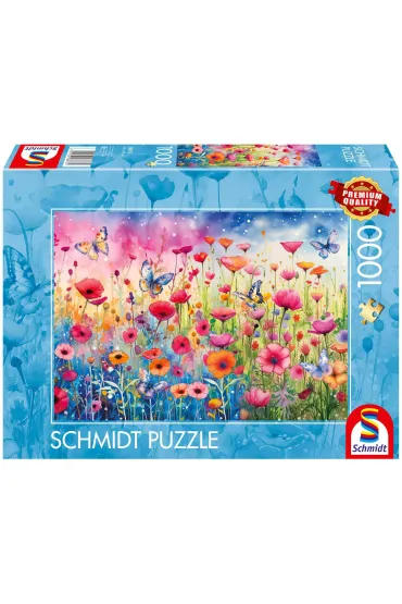 Puzzle PQ 1000 el. Makowe pole
