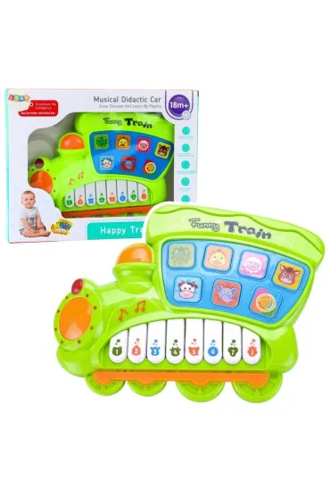 Pianinko elektryczne dla malucha zielone