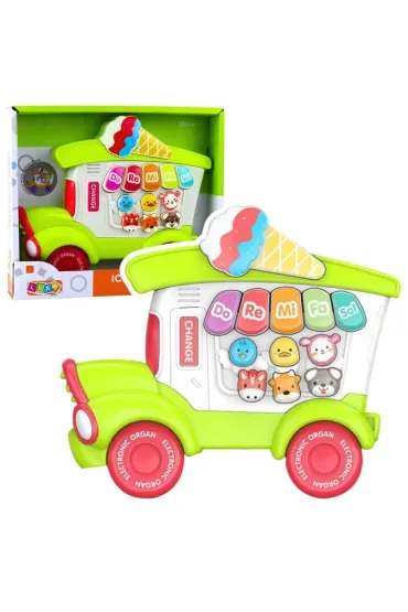 Pianinko elektryczne dla malucha zielone