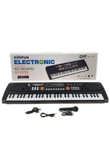 Organki 61 klawiszy z mikrofonem ładowarka USB