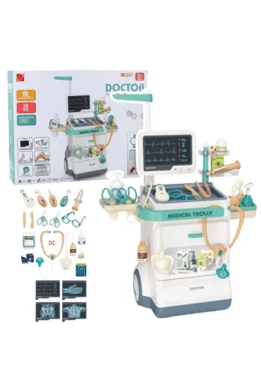 Zestaw doktora akcesoria medyczne RTG EKG 26el