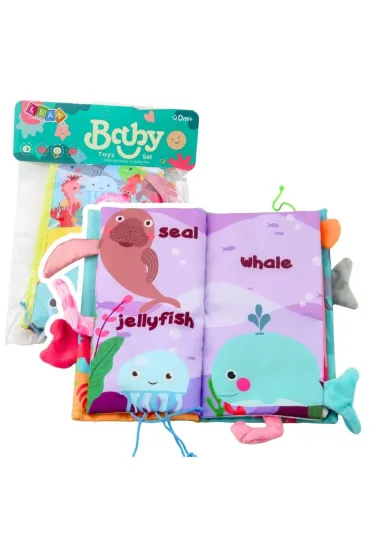 Miękka książeczka zwierzęta morskie