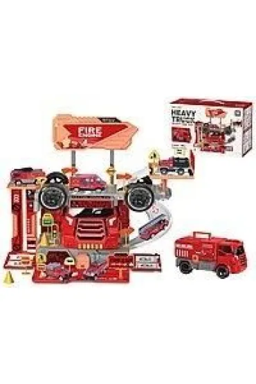 Parking bazy straży pożarnej z pojazdami 46el