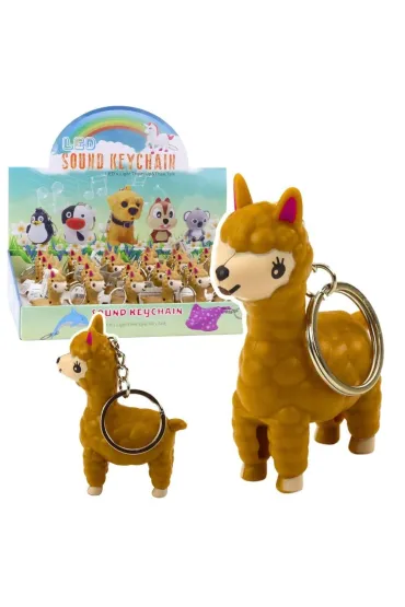 Brelok do kluczy lama latarka