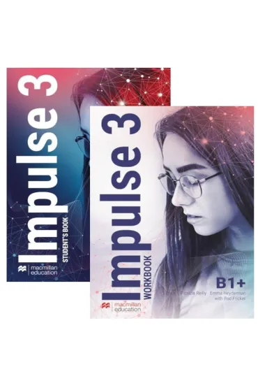 Pakiet Impulse 3. Podręcznik i Zeszyt ćwiczeń z kodami do wersji cyfrowych + On-the-Go Practice w aplikacji MEE. Poziom B1+
