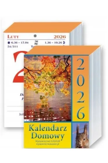 Kalendarz 2026 zdzierak domowy