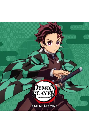 Kalendarz 2026 ścienny. Demon Slayer