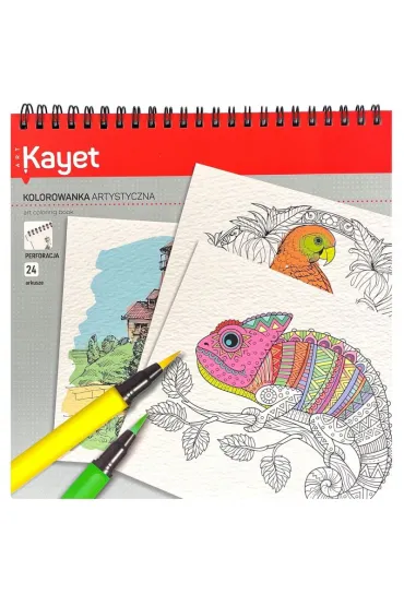 Kolorowanka Artystyczna Antystresowa Na Spirali