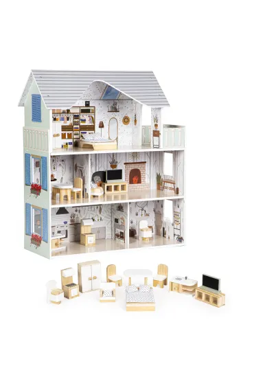 Domek dla lalek z meblami Rezydencja Emma