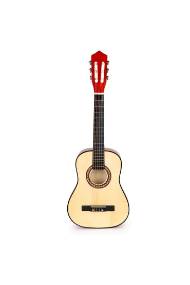 Gitara dla dzieci duża drewniana 6 strun