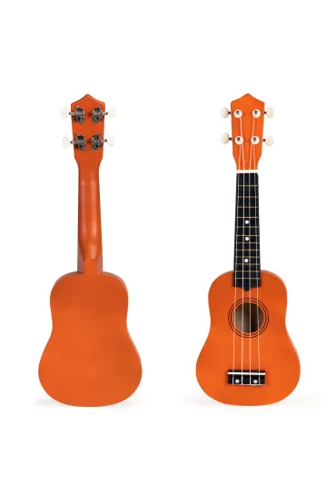 Gitara ukulele dla dzieci drewniana 4 struny nylonowe