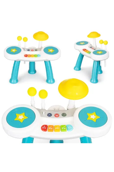 Perkusja pianino dla dzieci organki zabawka 2w1
