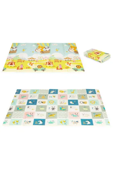 Mata piankowa edukacyjna dwustronna składana duża torba