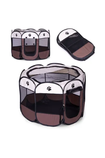 Materiałowa duża zagroda kojec legowisko dla psa kota