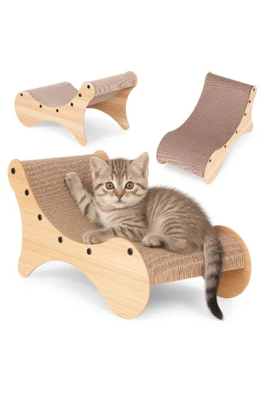 Drapak tekturowy dla kota leżak kartonowy legowisko