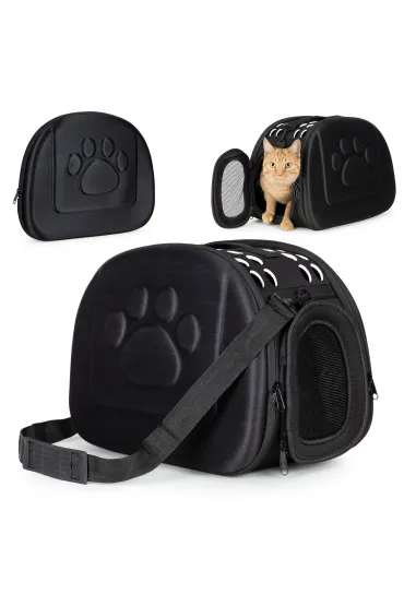 Duży transporter dla kota psa torba podróżna czarny