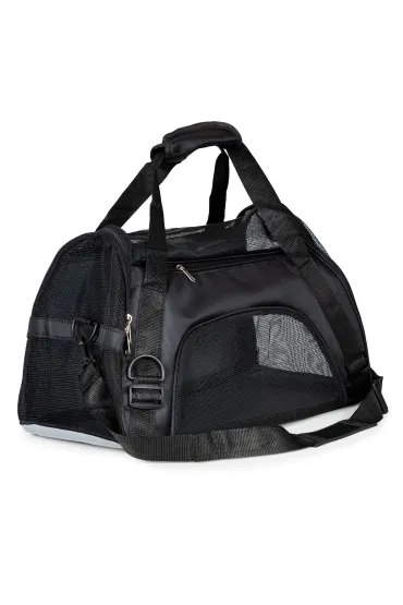 Transporter podróżny torba dla zwierząt kota psa czarny