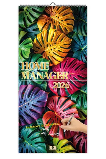 Kalendarz 2026 paskowy szeroki home manager