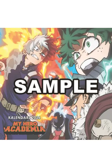 Kalendarz 2026 ścienny. My Hero Academia