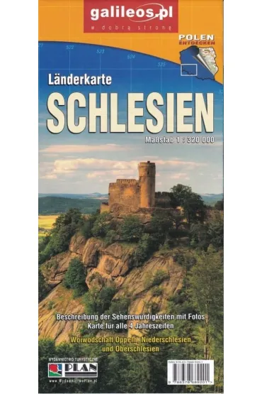 Mapa - Landerkarte Schlesien 1:320 000
