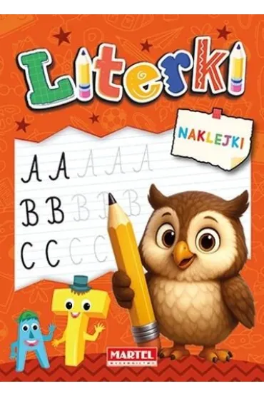 Literki z naklejkami