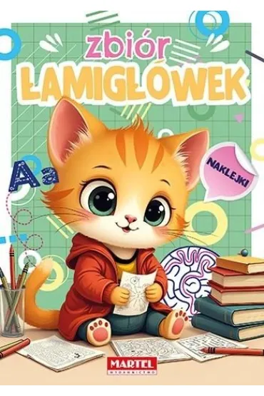 Zbiór łamigłówek z naklejkami